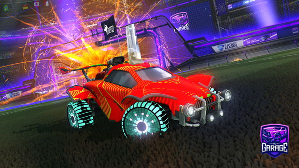 A Rocket League car design from ZikaMoler69