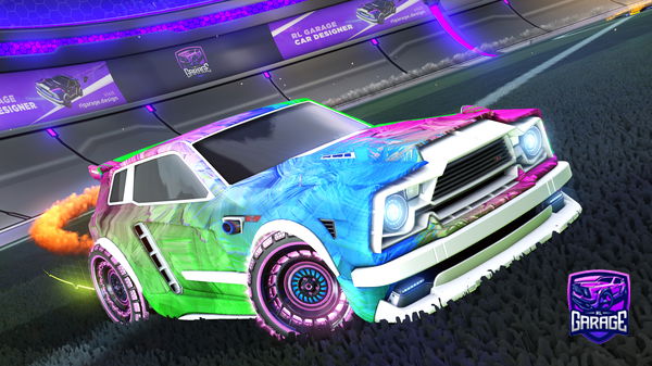 A Rocket League car design from squishynuggets