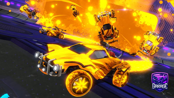 A Rocket League car design from Afateer