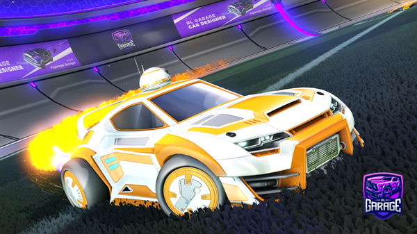 A Rocket League car design from G0J1RA