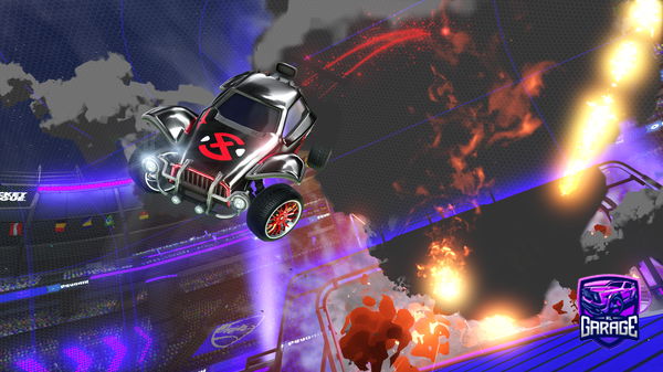 A Rocket League car design from Zavallalla