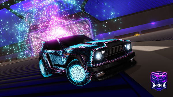 A Rocket League car design from GI1tch