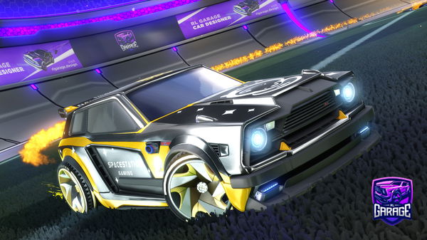 A Rocket League car design from Teamneron