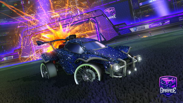 A Rocket League car design from TradeCity