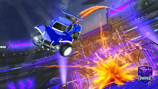 A Rocket League car design from Ironblast