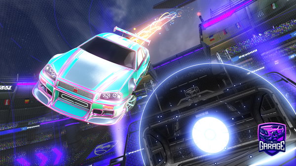 A Rocket League car design from Wintercress
