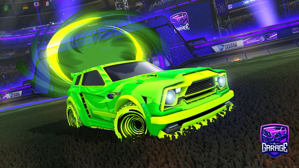 A Rocket League car design from MrPoisson