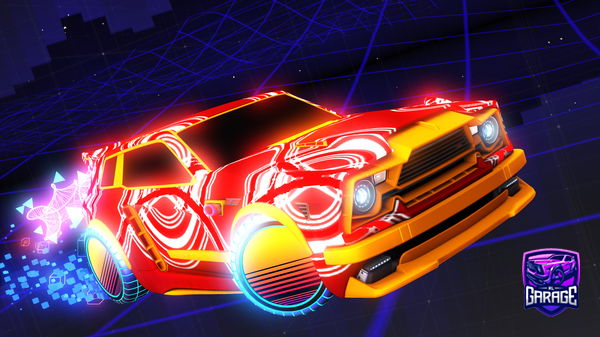 A Rocket League car design from Onslaught5580