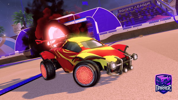 A Rocket League car design from Skaapy