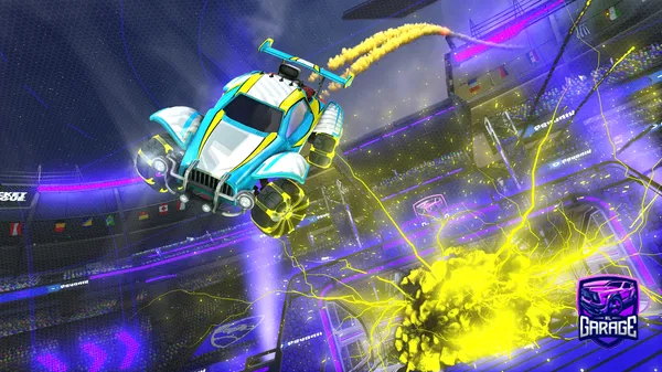 A Rocket League car design from Volt1c_fr