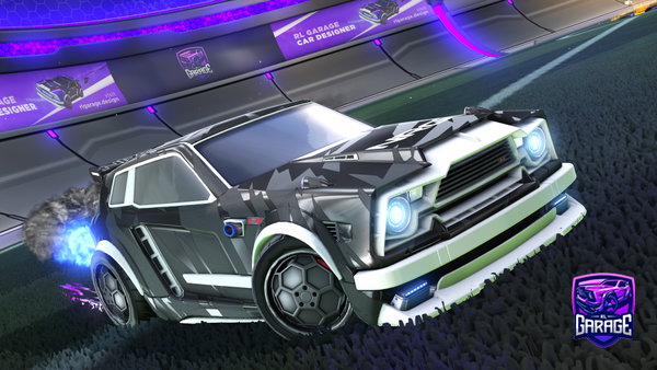 A Rocket League car design from AUGUSTOROMERO