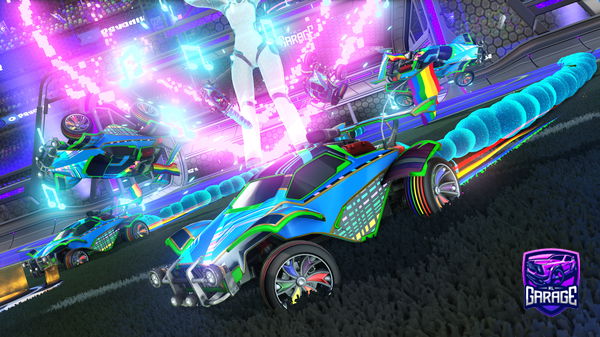 A Rocket League car design from Kirbyrocket