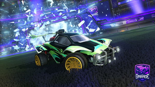 A Rocket League car design from TEEEJAYYY