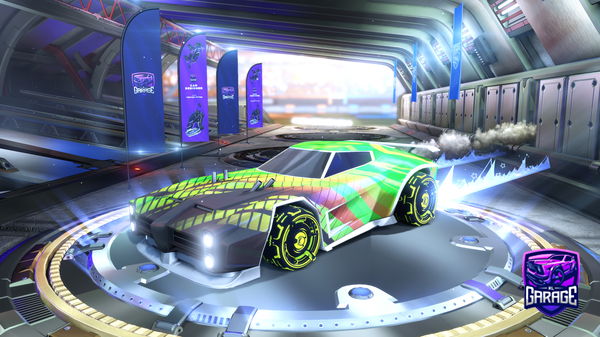 A Rocket League car design from Mortisblaster