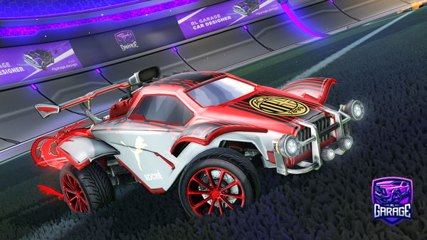 A Rocket League car design from Ghost23134