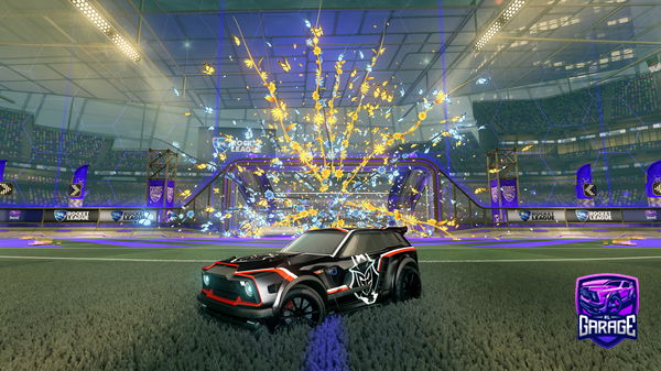 A Rocket League car design from 3XTR4FR0ST