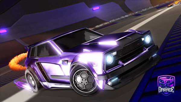 A Rocket League car design from VstarGamer