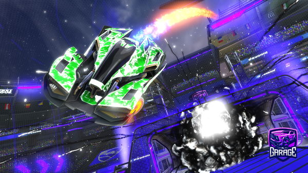 A Rocket League car design from etakb