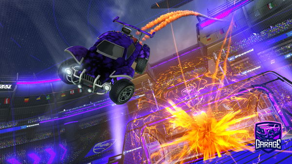 A Rocket League car design from EdeenInk