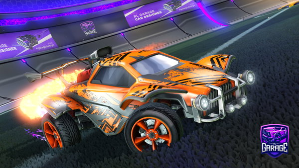 A Rocket League car design from Apr12