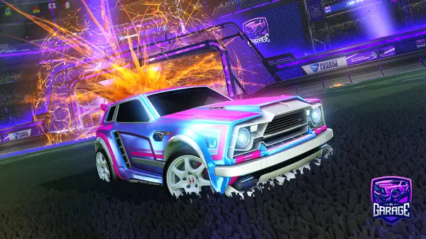 A Rocket League car design from timeo_gaming2