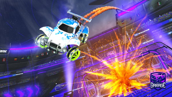 A Rocket League car design from Jaijson