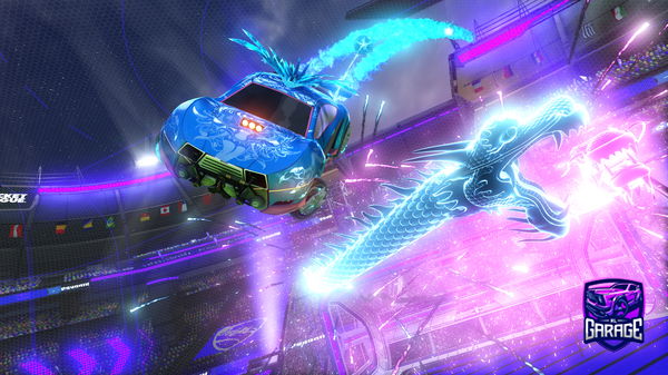 A Rocket League car design from Peachflwrz