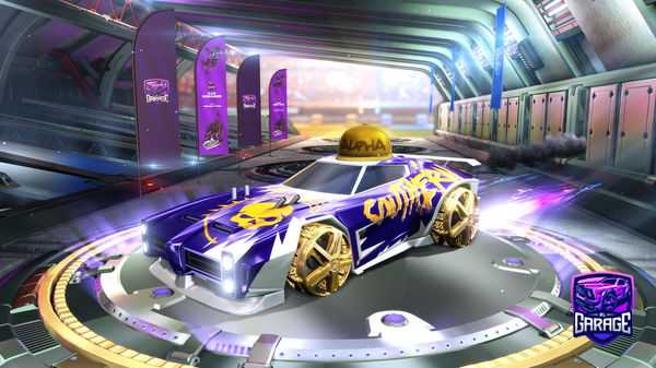A Rocket League car design from Alpha_Aqua