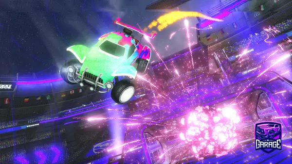 A Rocket League car design from MeggySpletzer