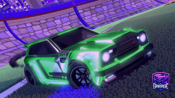 A Rocket League car design from Emzi4