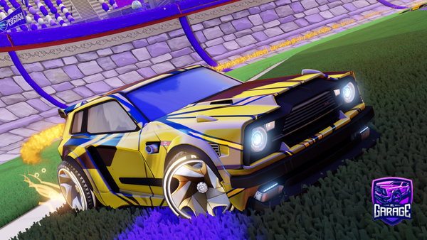 A Rocket League car design from Lassli