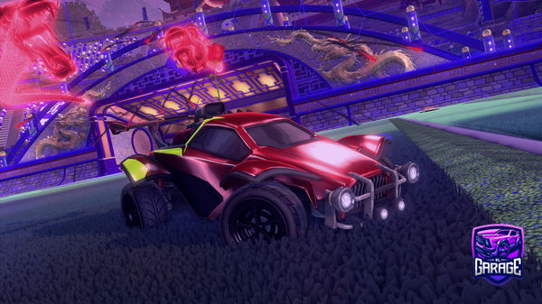 A Rocket League car design from Rephzy