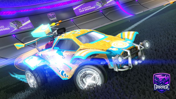 A Rocket League car design from PUSHKAL2007