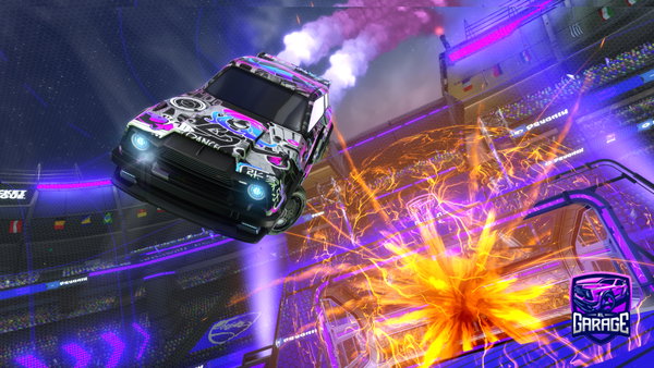 A Rocket League car design from Holayosoysanti94