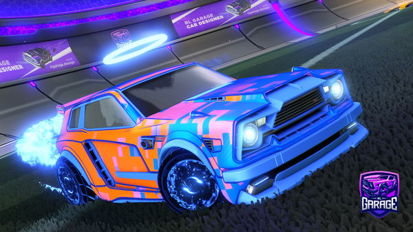 A Rocket League car design from StillGalactical