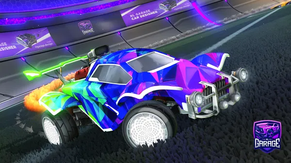 A Rocket League car design from JBLilPaper