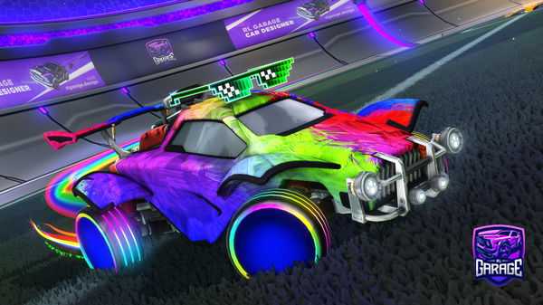 A Rocket League car design from Evildragonlive