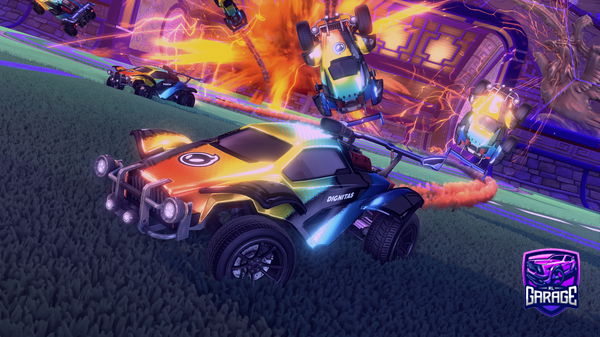 A Rocket League car design from Djjnn