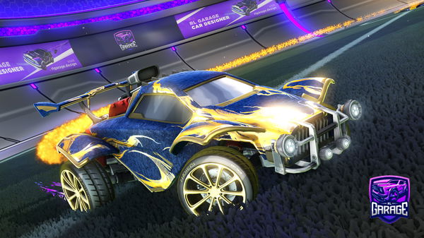 A Rocket League car design from ZXG0