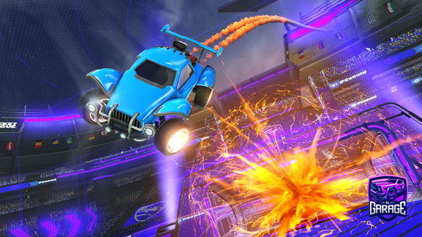 A Rocket League car design from TheForestGreenDino