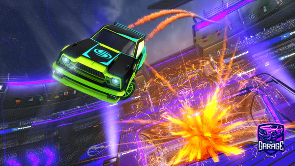 A Rocket League car design from dyllaw