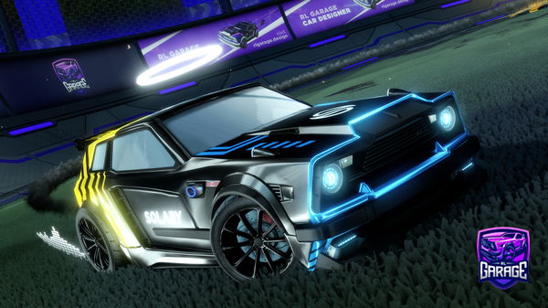 A Rocket League car design from Zenitsu990