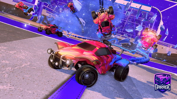 A Rocket League car design from MobzyOn144hz