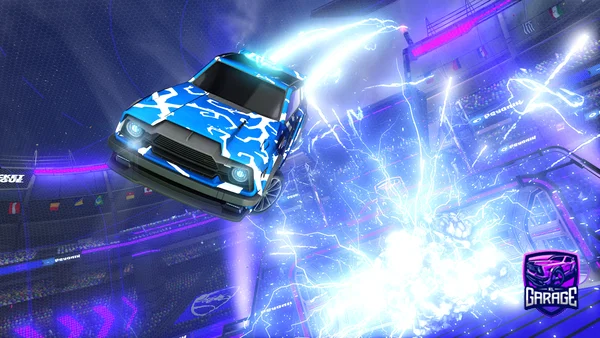 A Rocket League car design from JustWannaDance23