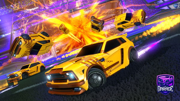 A Rocket League car design from Fjoompaz