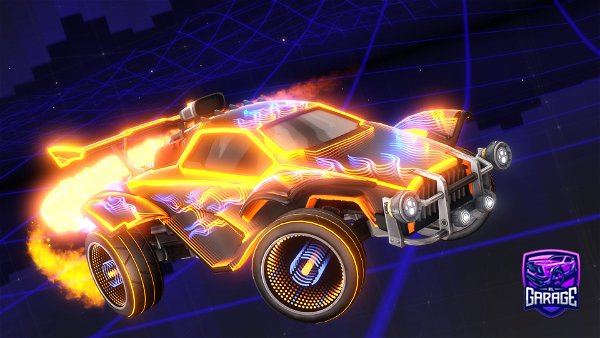 A Rocket League car design from ItamarE7237