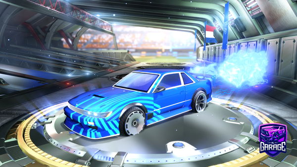 A Rocket League car design from Bwrld64