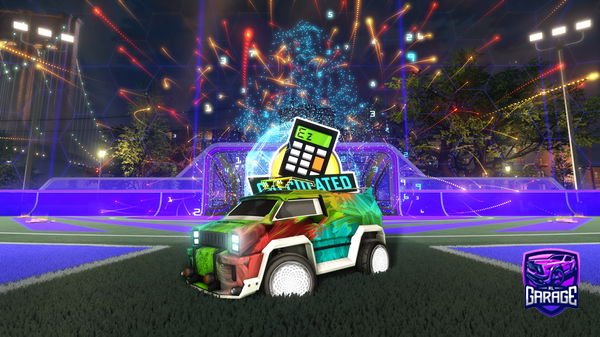 A Rocket League car design from DJFreakyFingers