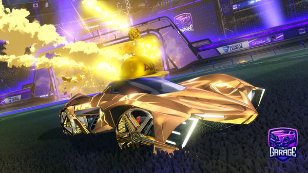 A Rocket League car design from JetJosho