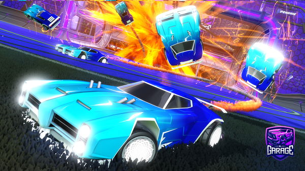 A Rocket League car design from ExoticzzRL